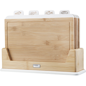 Bamboo Index Chopping Boards by Cooks Professional