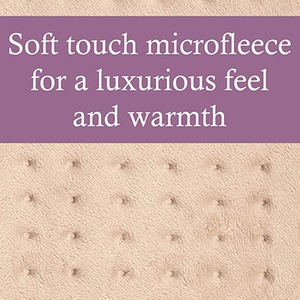 Electric Foot Warmer Heated Cosy Slippers - Beige by Sweet Dreams