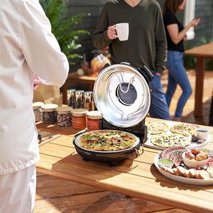 HOMCOM Pizza Oven - Red by HOMCOM