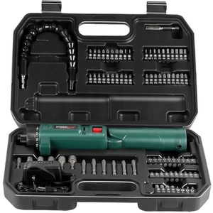 Cordless Electric Screwdriver 82 Peaces Set - Green