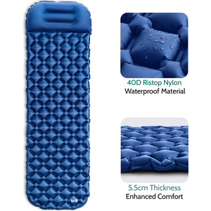 Lightweight Single Camping Mat with Pillow by Trail