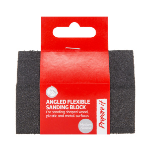 Angled Flexible Sanding Block Medium Coarse by prepare it