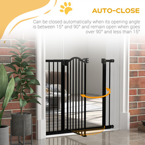 PawHut Adjustable Metal Pet Gate Safety Barrier by PawHut