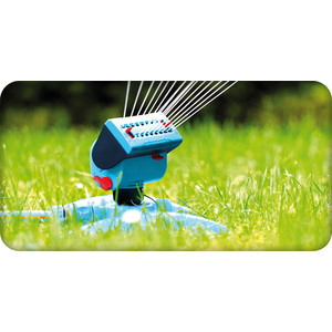 Oscilating Garden Watering Sprinkler Hozelock Compatible Plastic Rain Effect - Blue by Cellfast