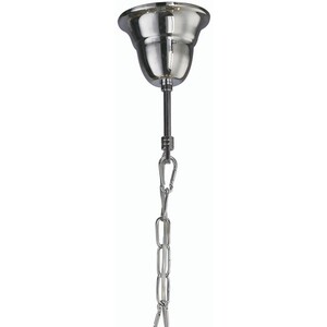 Vela Ceiling Pendant Chandelier 8 Light Polished Chrome, Crystal - Polished Chrome