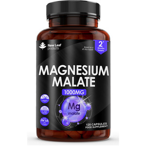 Magnesium Malate Capsules Bones and Sleep Support - malate by New Leaf Products