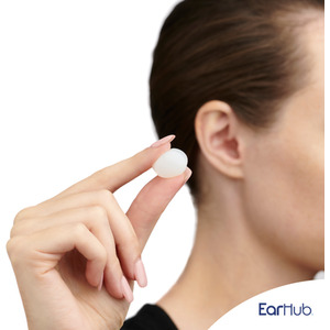 EarHub Sleepwell Soft Premium Silicone Earplugs - White by EarHub
