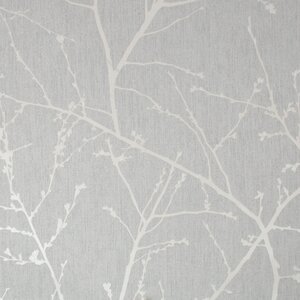 Superfresco Easy Innocence Branch Grey Silver Metallic - Grey by Superfresco Easy