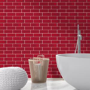 Walplus 3D Glossy Tile Stickers by WALPLUS