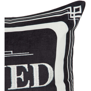 Reserved Until Further Notice Cushion - Black