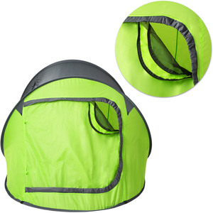Pop Up Tent Waterproof - Grey & Green by Tectake