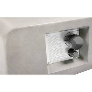 ADELPHI Gas Fire Pit - Light Grey by Centurion Supports