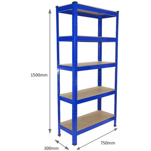Monster Racking T-Rax Heavy Duty Shelving Units, Blue - Blue by Monster Racking