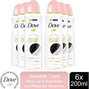 Dove Advanced Care Anti-Perspirant Deodorant Water Lily and Rose Scent, 200ml by Dove