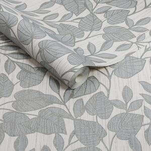 Superfresco Linden Leaf Trail Wallpaper - Blue by Superfresco