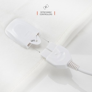 Fully Fitted Electric Blanket - White / Double by WARMER