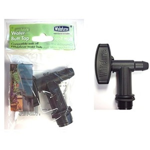 Whitefurze Water Butt Tap - Black by Whitefurze