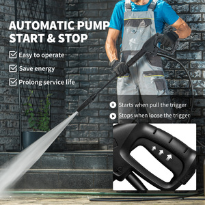 Outsunny 1800W 150 Bar Pressure Washer with Nozzle - Blue by Outsunny