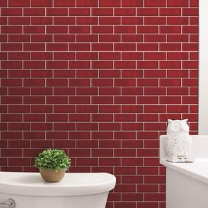 Walplus 3D Glossy Tile Stickers by WALPLUS