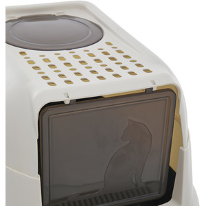 Kidkid Large Top Entry Cat Litter Box with Hood and Scoop by Kidkid