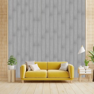 Faux Wood Effect Decorative Wall Panels Lightweight Polystyrene Ceiling Tiles - Grey by NOVECRAFTO