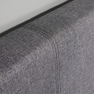 Home Source Endura End Lift Ottoman Grey Bedframe - Grey / Double by Home Source