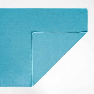 Plain Microfibre Beach Towel - Sea Blue by OHS