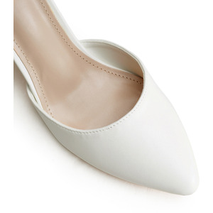 High Heels Block Pumps with Closed Toe by Livingandhome