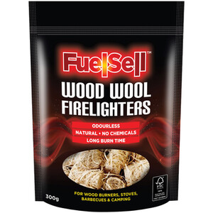 Wood Wool Firelighters by Fuelsell