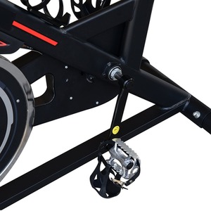 HOMCOM Exercise Bike Fitness Trainer with LCD Display - Black by HOMCOM