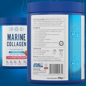 Flavoured Marine Collagen Powder 10000mg - Blue / Strawberry and Raspberry by Applied Nutrition