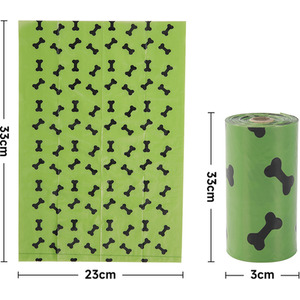 Leak-proof Degradable Scented Dog Poop Bag 135 Count - Green by Livingandhome