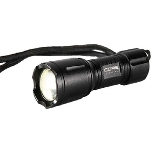 Core LED Torch Portable 50M Light 200 Lumen Battery Operated - Black by CORE Lighting