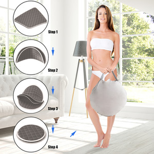 2L Foldbale Steam Sauna Personal Therapeutic Steam Spa - Grey by Costway