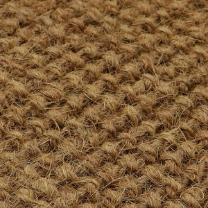 Tallis Boucle Coir Latex Backed Door Mat - Natural by JVL