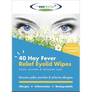 Eyelid Wipes for Hay Fever and Allergy Relief - White / 40 by The Eye Doctor