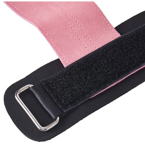 Wrist Straps Weight Lifting Gloves - Pink+Black by Livingandhome