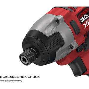 Lumberjack Cordless 20V XPSERIES Twin Kit Hammer Drill and Impact Driver Drill - Red by Lumberjack