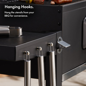 30 Piece with Storage Case BBQ Tools Set - Silver by VonHaus