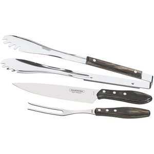 Tramontina 3 Pc. Carving Set - Brown by Tramontina