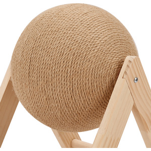 Kidkid Cat Toy Natural Sisal Ball Scratcher - As Shown In The Picture by Kidkid