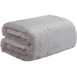 Waffle Honeycomb Mink Throw by Dreamscene