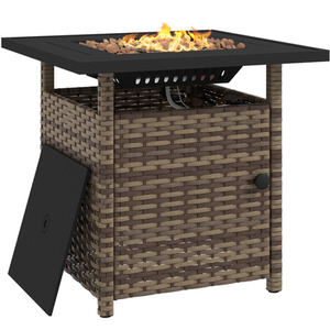 Outsunny 50,000 BTU Output Rattan Fire Pits for Garden by Outsunny
