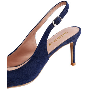 Suede Stiletto High Heels with Pointed Toe by komore