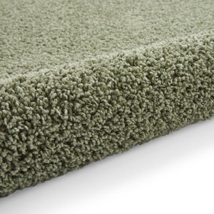 Green Washable Solid Shaggy Rug - Green / 160x230cm by The Rug Wholesaler