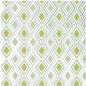 Halcyon Geometric Wallpaper - Green by Prestigious Textiles