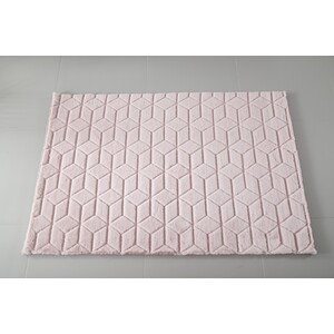 Geo Faux Fur Rug - Blossom