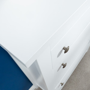 Deluxe Two Tier Shoe Cabinet - White by GFW