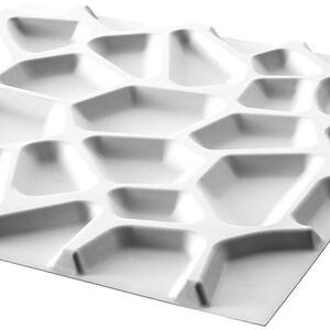 3D Wall Panels - White / Gaps Design by WALPLUS