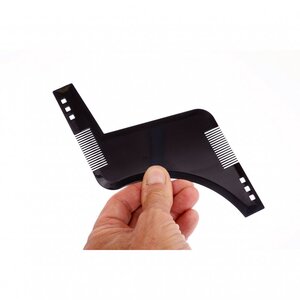 Beard Facial Hair Shaping Template Trimer Lining Comb by Oypla